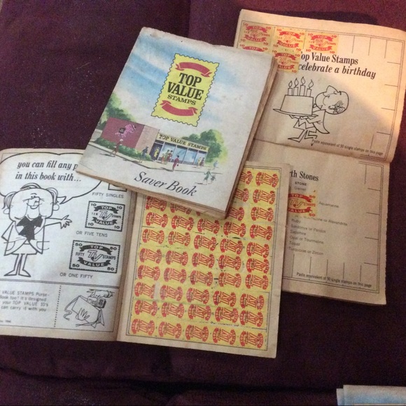 Vintage lot 3 Top Value Stamps saver books - Picture 2 of 3